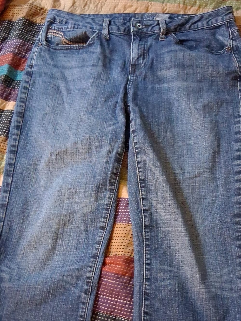 Classic Blue Jean Capris